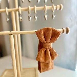 Little Sleepies Heather Spice Luxe Hair Bow